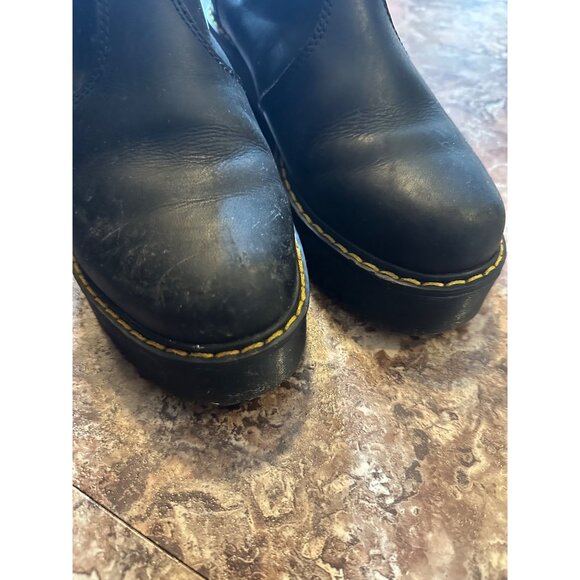 Dr. Marten’s Rometty Black Leather Boot Women 8 - Picture 5 of 9